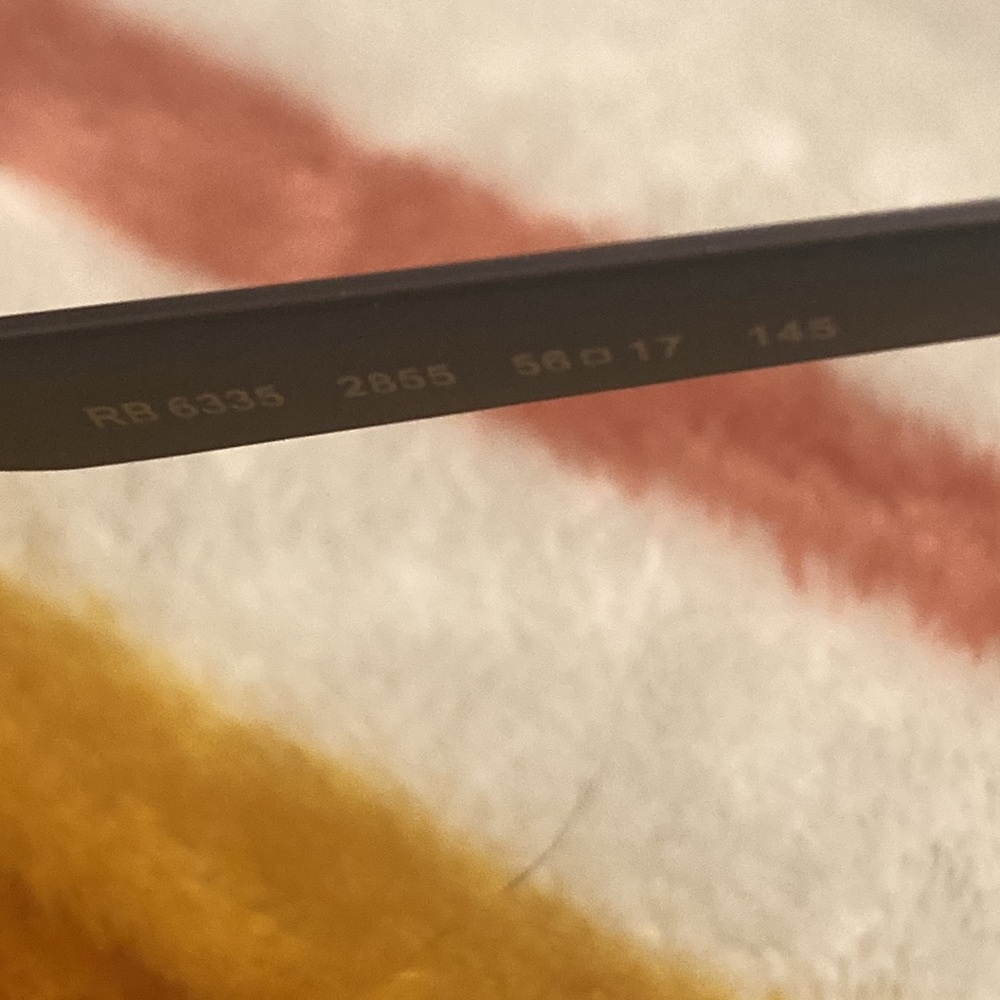 Lightweight charcoal RayBan frames - Picture 7 of 7